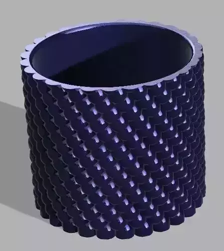 POT A CRAYONS PERLES PORTE CRAYON 3D print model