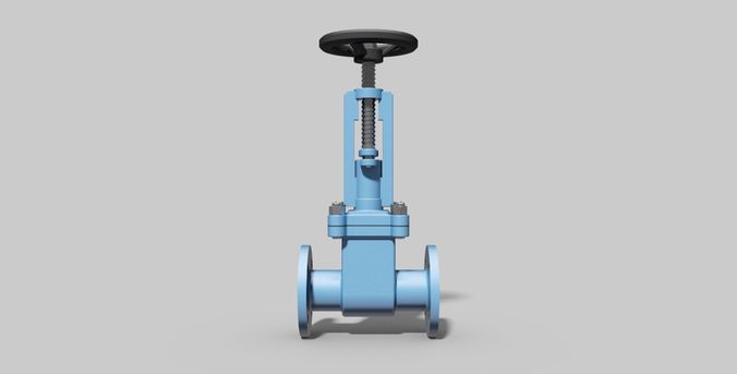 DN50 PN40 - Gate valve - Autodesk Inventor 3D model