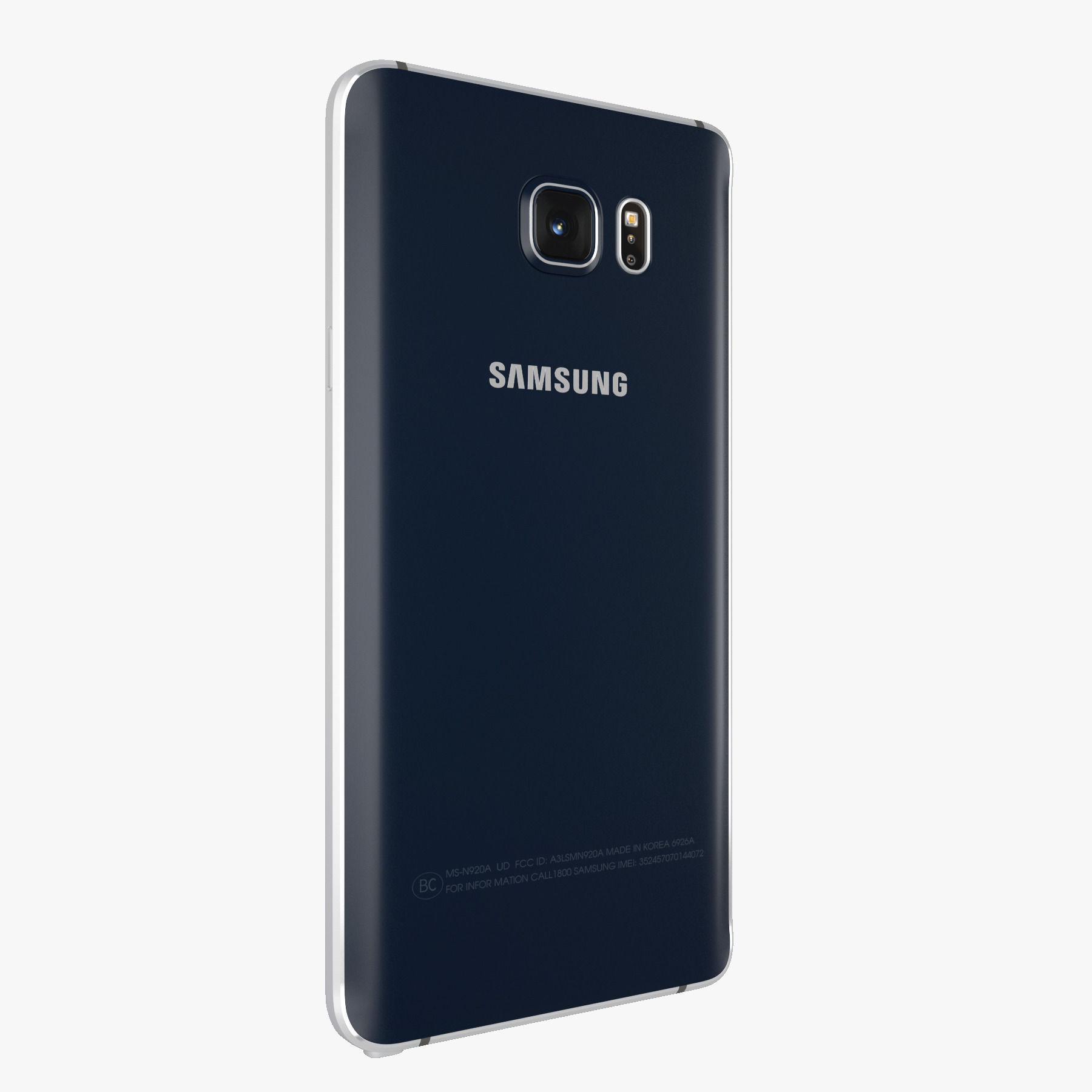 Samsung Galaxy Note 5 Black Sapphire 3D model_4