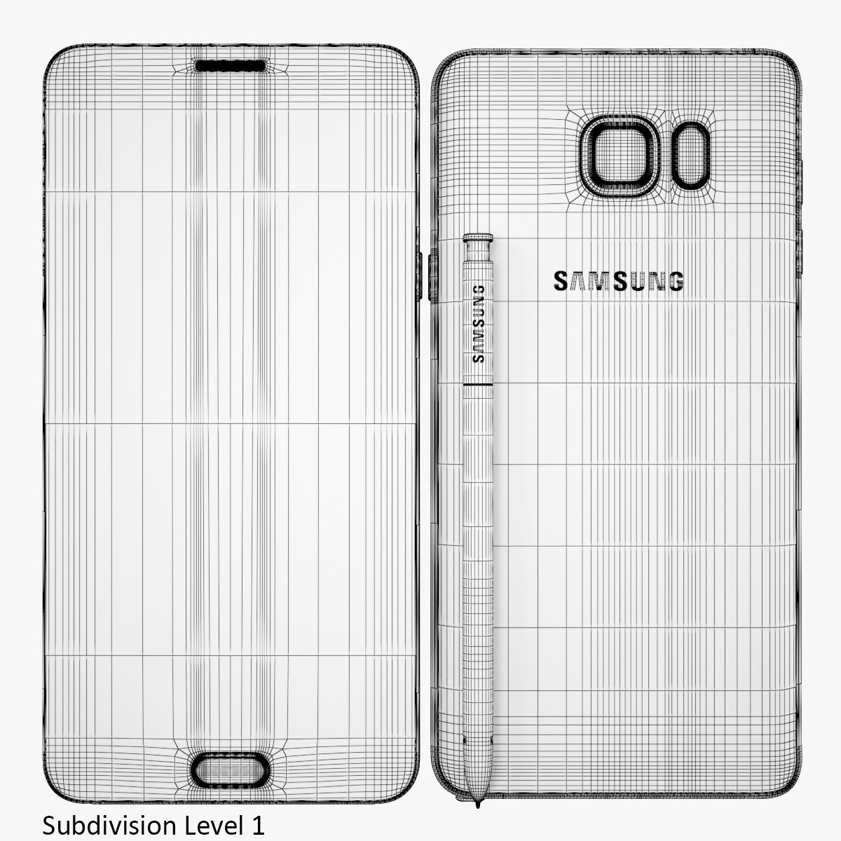 Samsung Galaxy Note 5 Black Sapphire 3D model_13