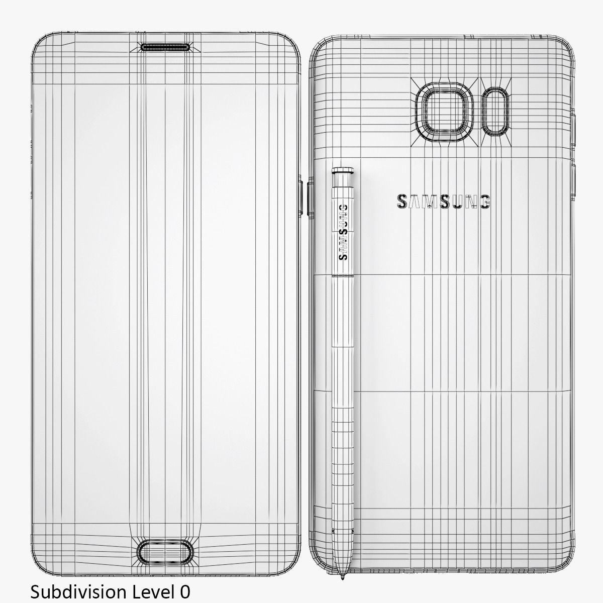 Samsung Galaxy Note 5 Black Sapphire 3D model_12