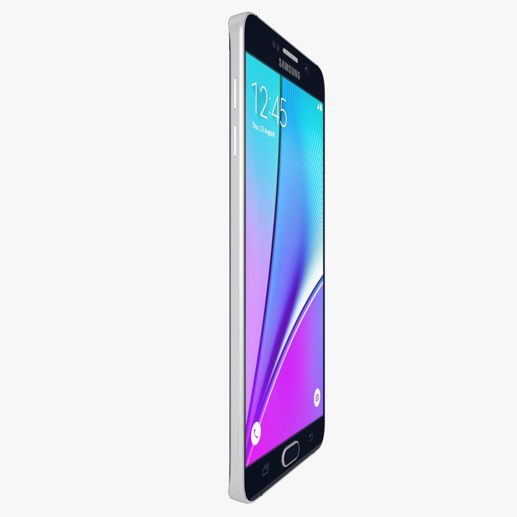 Samsung Galaxy Note 5 Black Sapphire 3D model_3