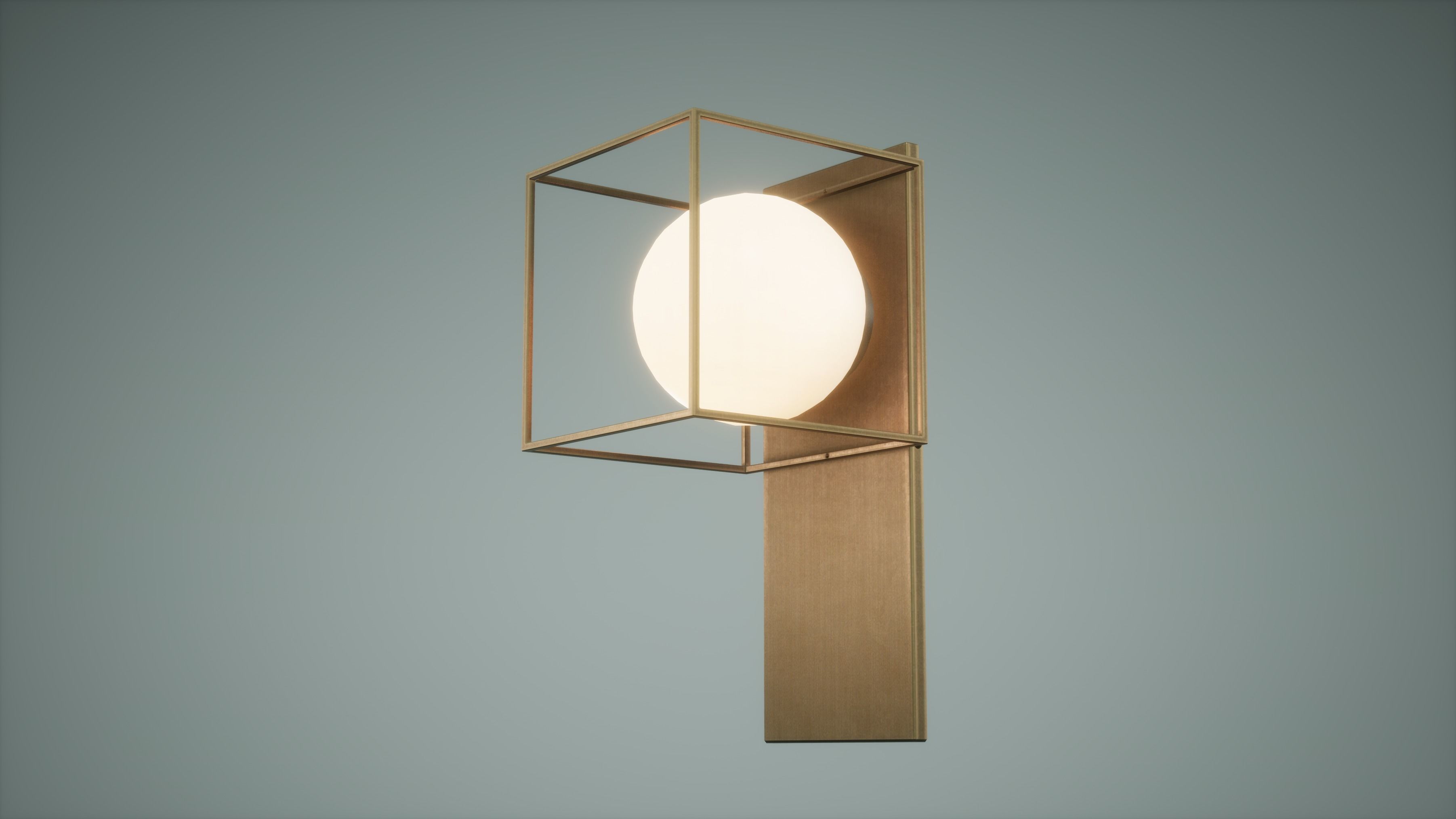 Table Lamp Low Poly Game Ready  Low-poly 3D model_4