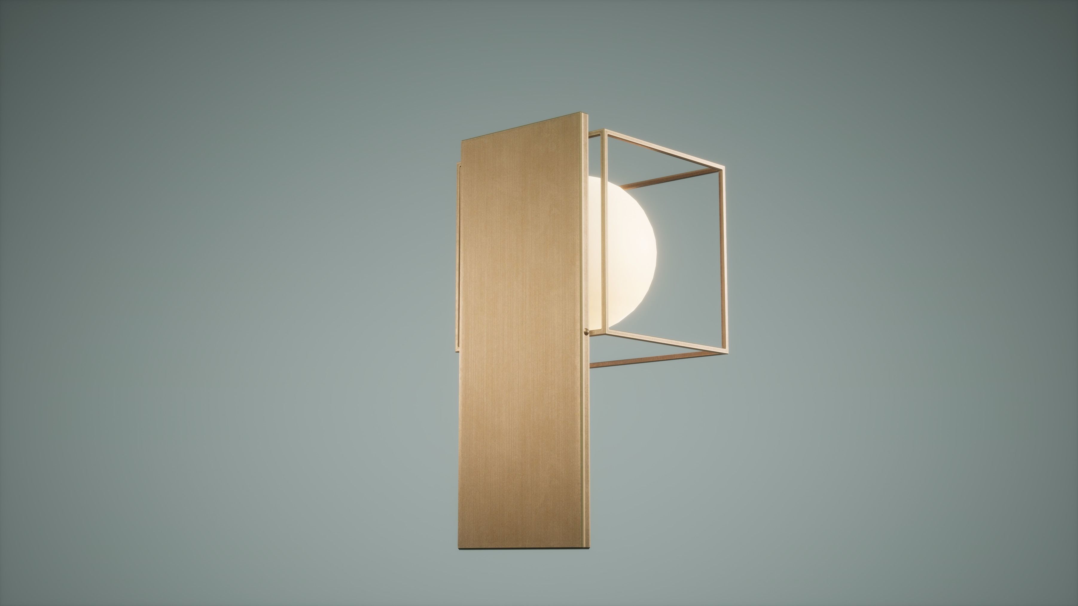 Table Lamp Low Poly Game Ready  Low-poly 3D model_3