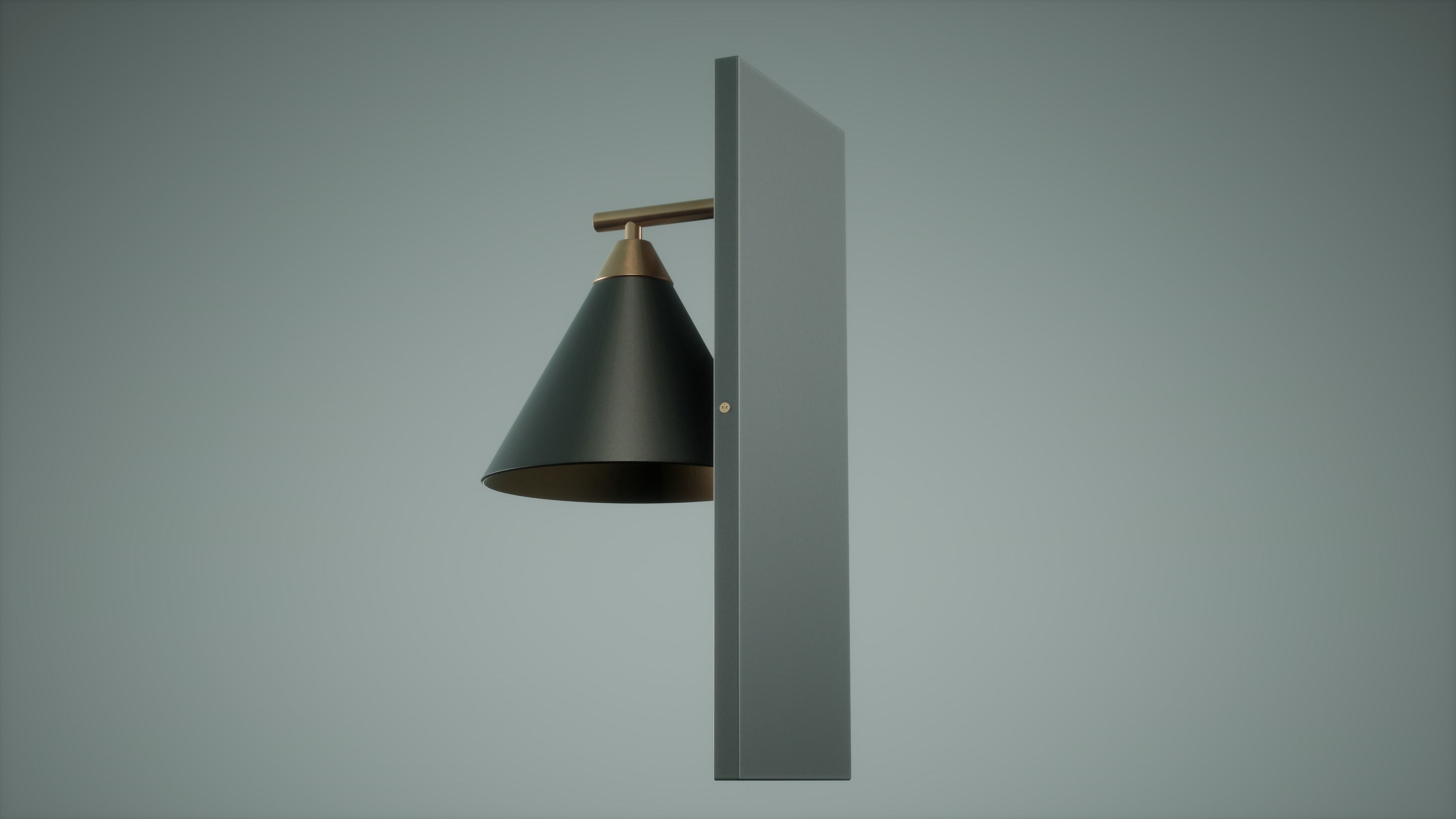 Table Lamp Low Poly Game Ready  Low-poly 3D model_3