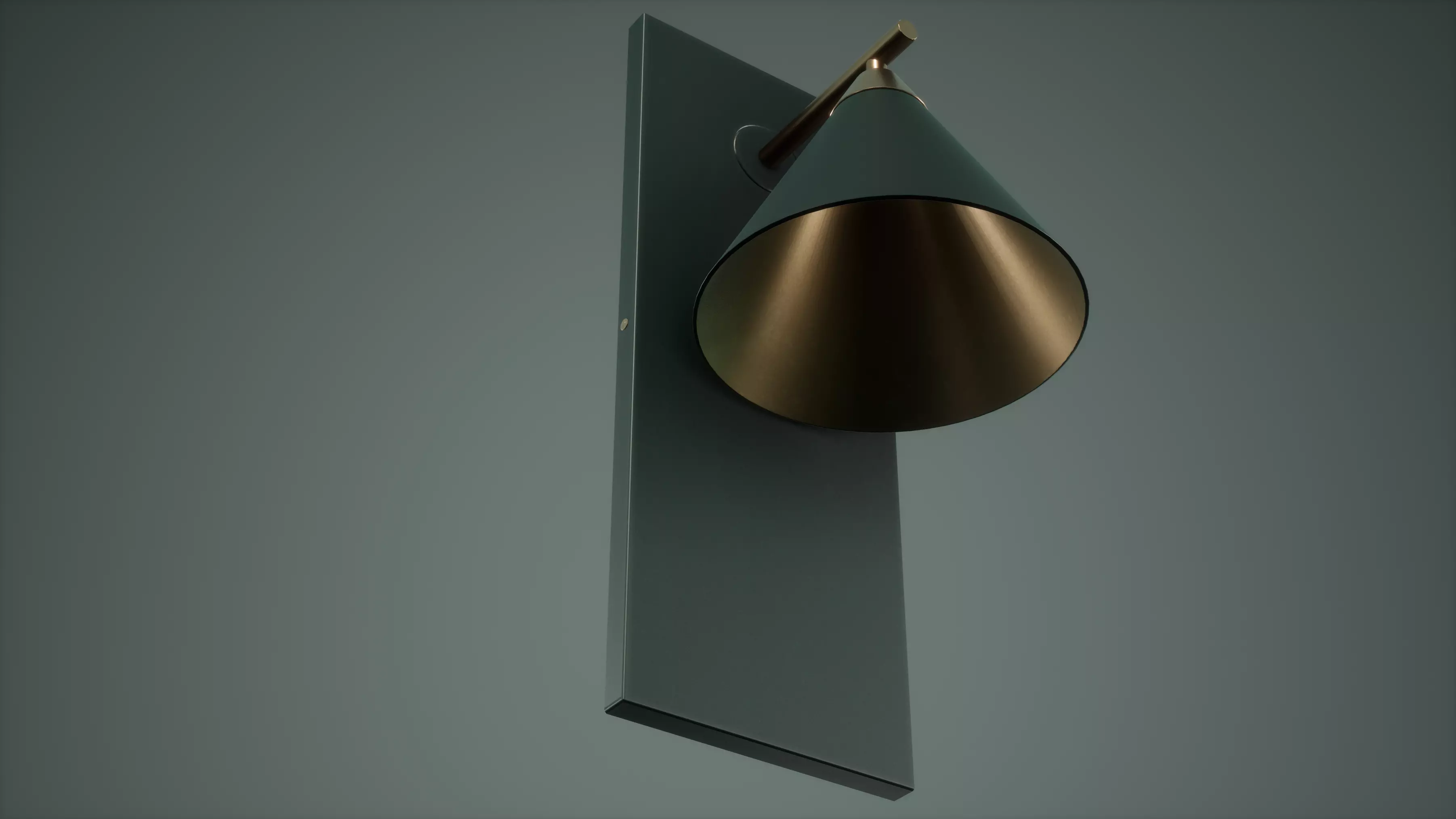Table Lamp Low Poly Game Ready  Low-poly 3D model_0