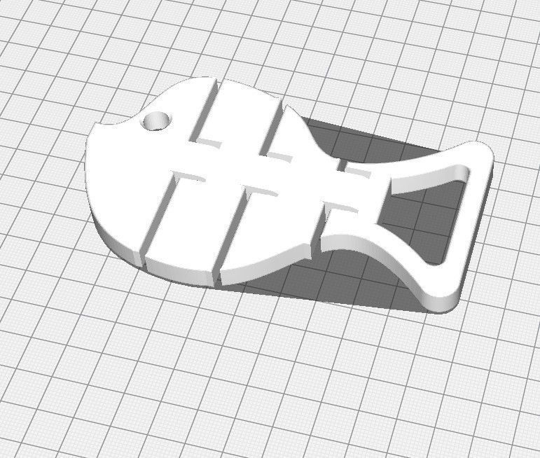 POISSON ARTICULE ARTICULATED FISH 3D print model_1