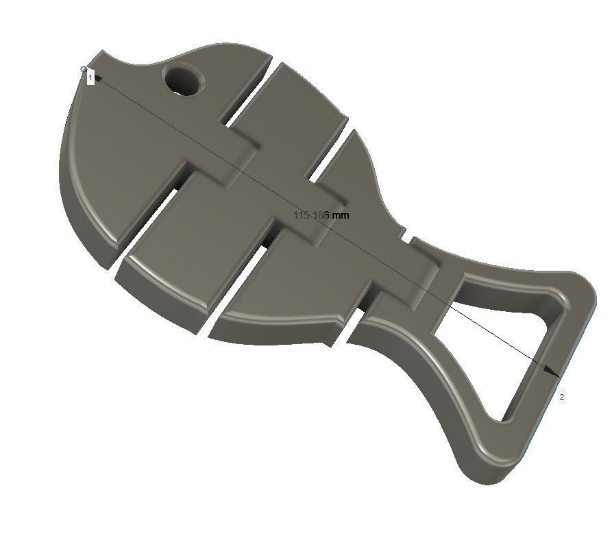 POISSON ARTICULE ARTICULATED FISH 3D print model_2