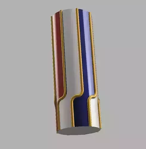 fleur tube 3D print model