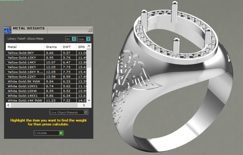 snake wings ring 3D print model_8