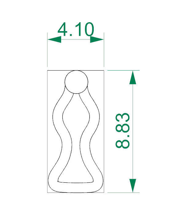 Bracelet 2 silver bangle with diamonds 3D print model_10