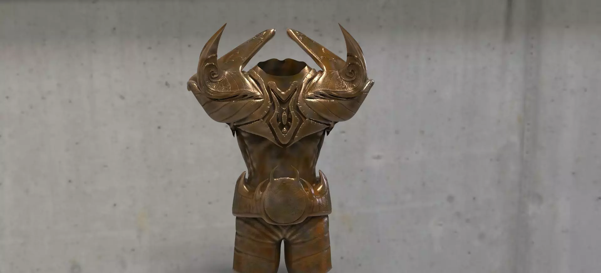 Alien Armour elf 3D model_0