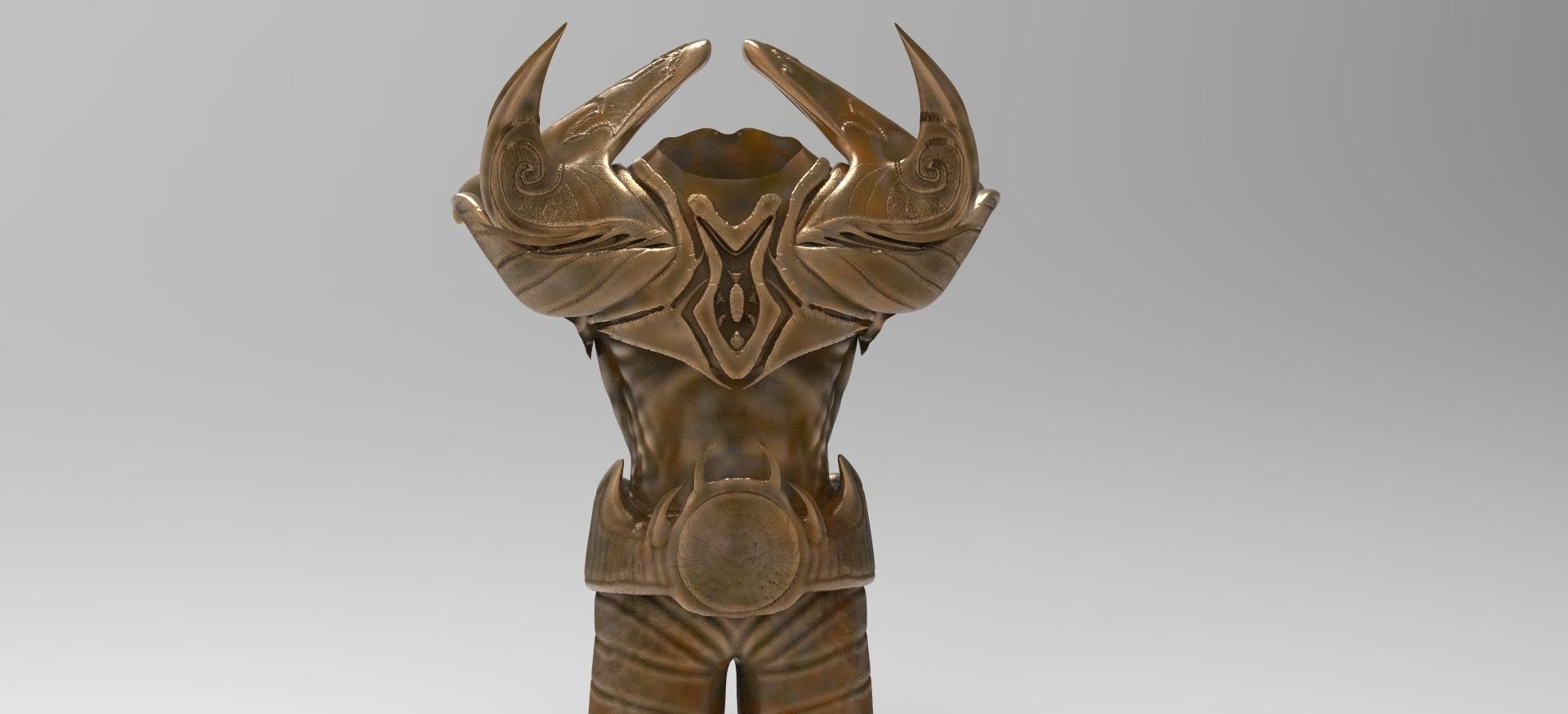 Alien Armour elf 3D model_2