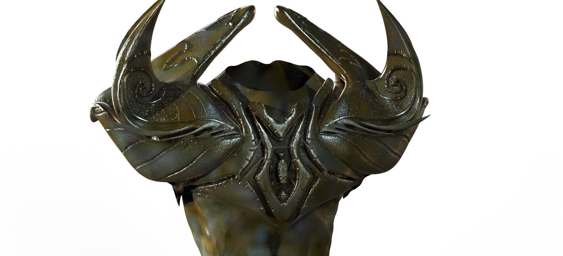 Alien Armour elf 3D model_1