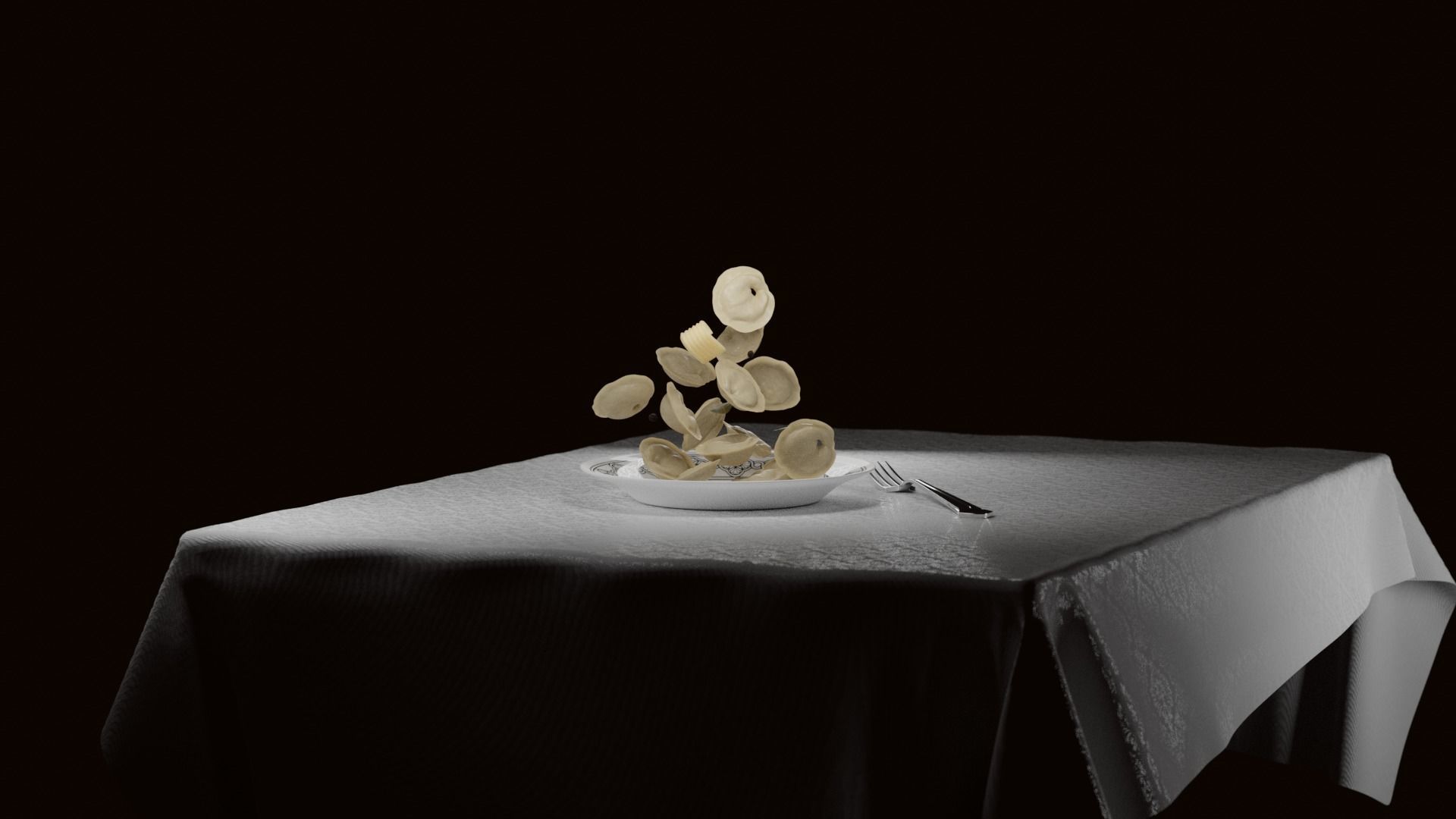 Syberian dumplings 3D model 3D model_5