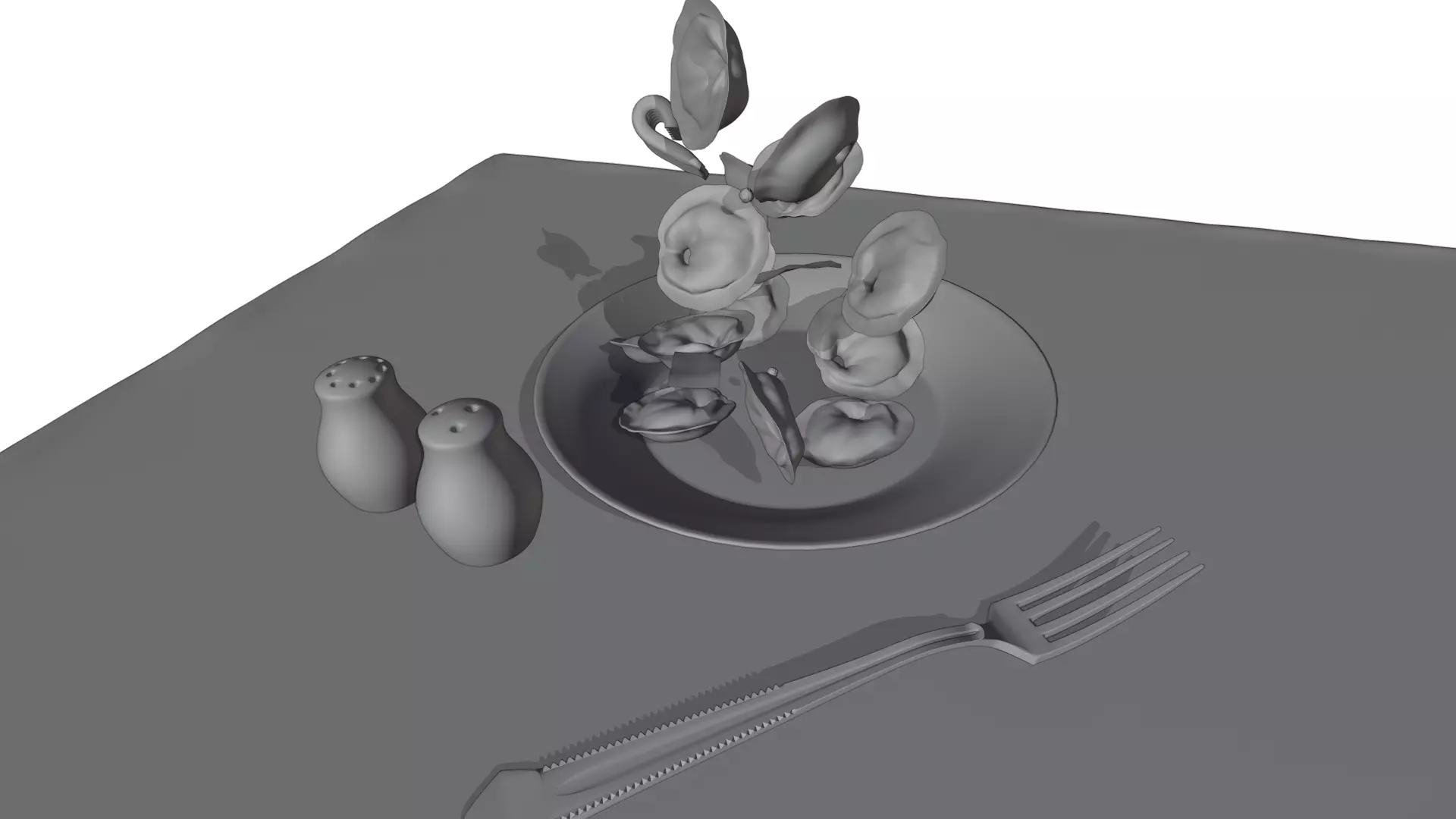 Syberian dumplings 3D model 3D model_0