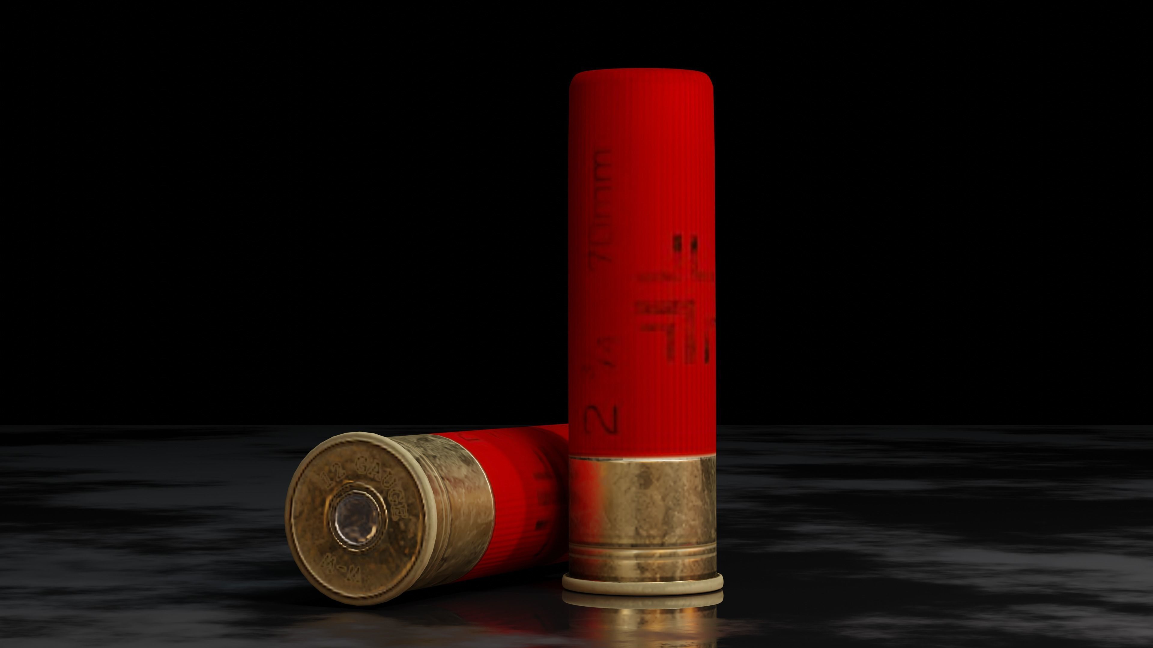 Shotgun Apocalyptic Free low-poly 3D model_4