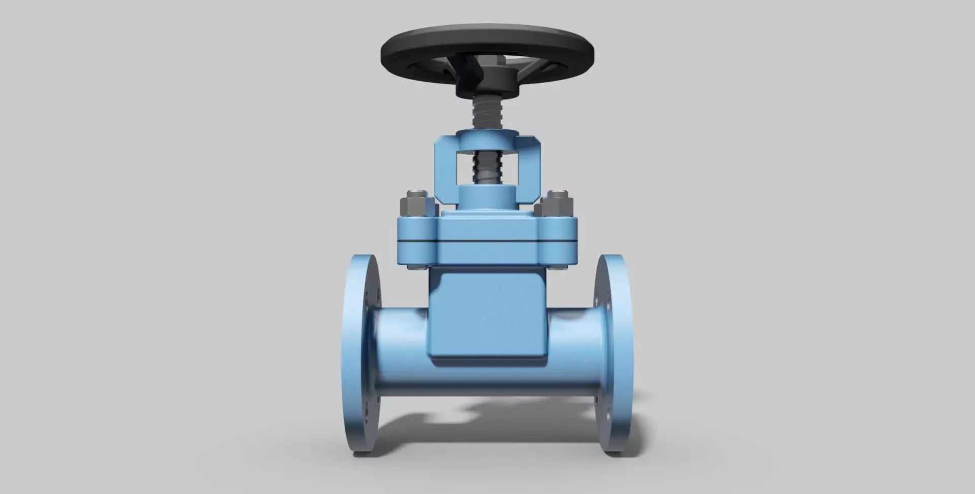 DN50 PN16 - Globe valve - Autodesk Inventor 3D model_0