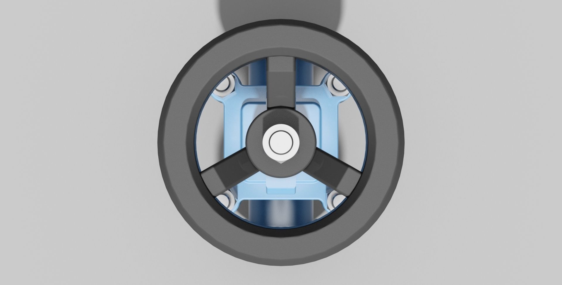 DN50 PN16 - Globe valve - Autodesk Inventor 3D model_2