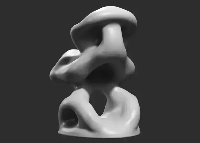modern sculpture 3d print model 102
