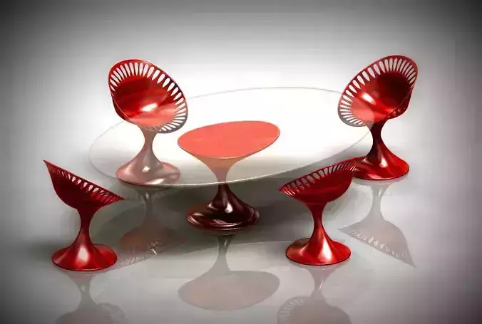 Table dining and chairs