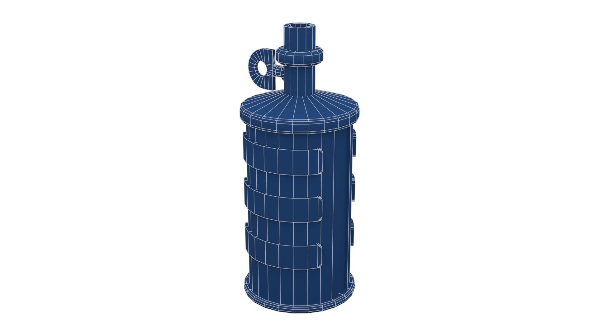 Homemade Grenade Low-poly 3D model_21