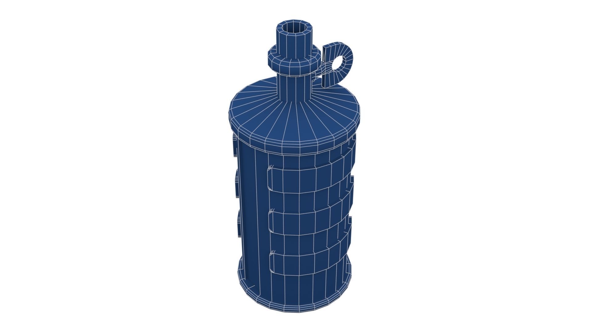 Homemade Grenade Low-poly 3D model_28