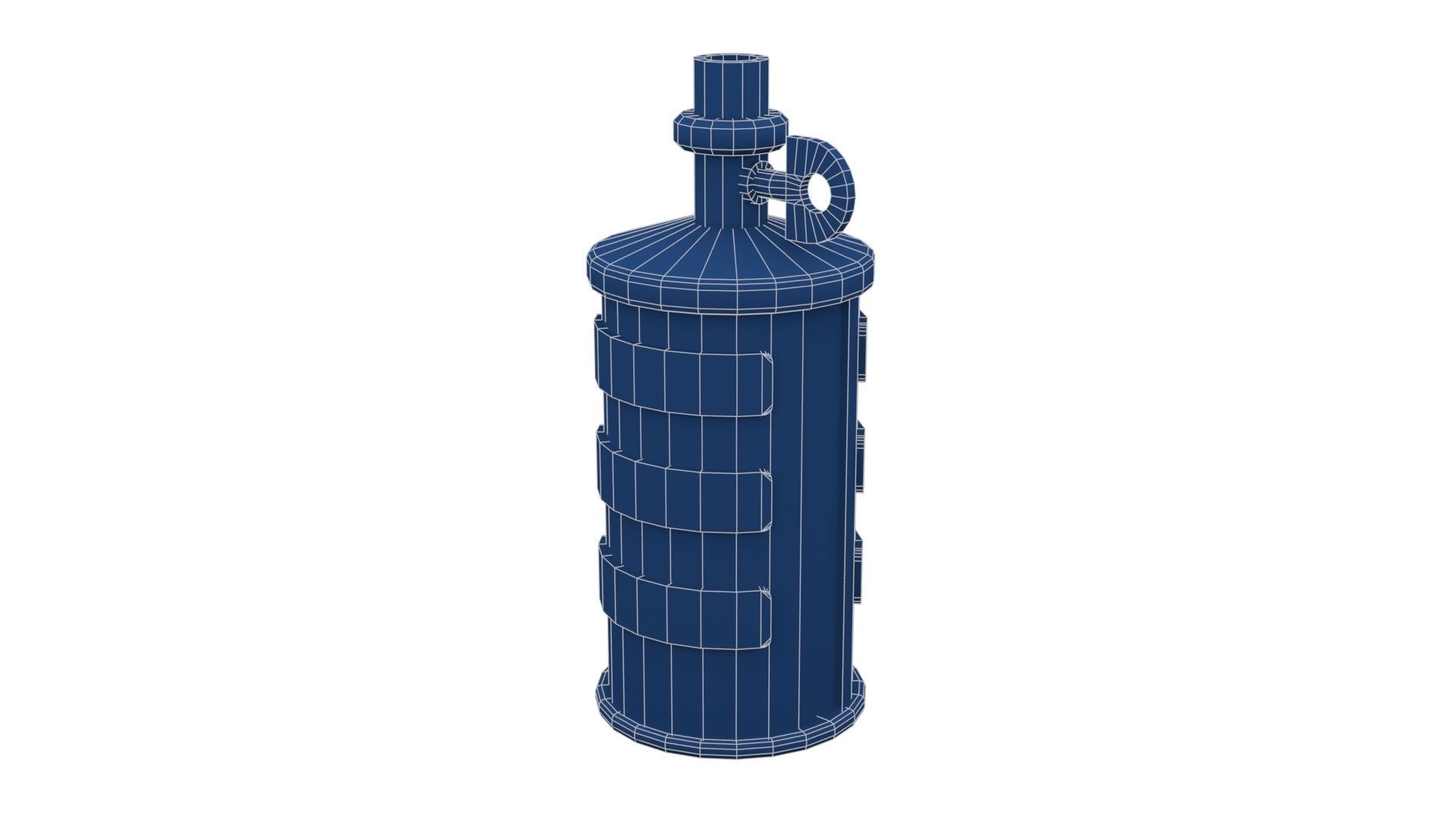 Homemade Grenade Low-poly 3D model_20