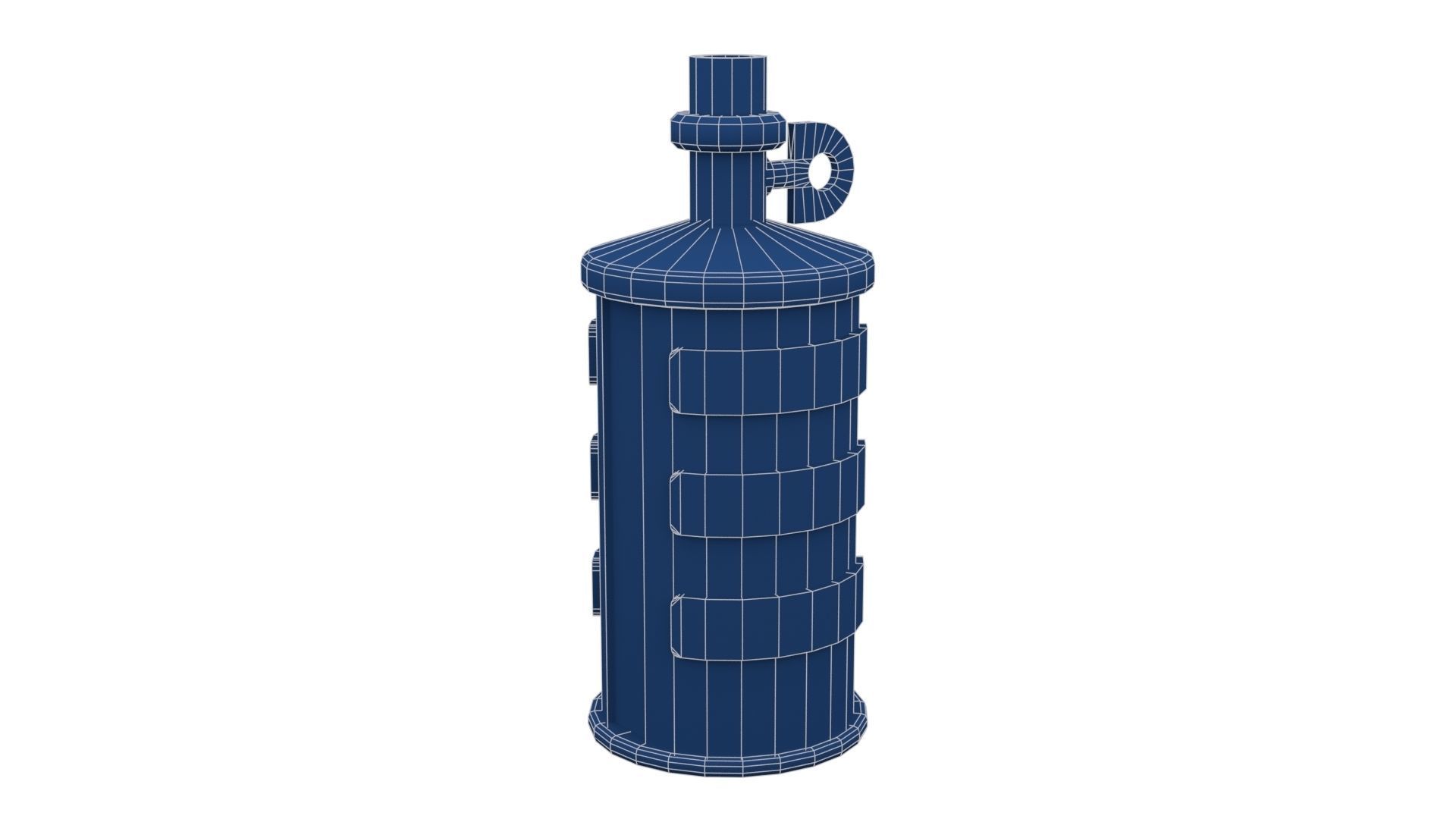 Homemade Grenade Low-poly 3D model_23