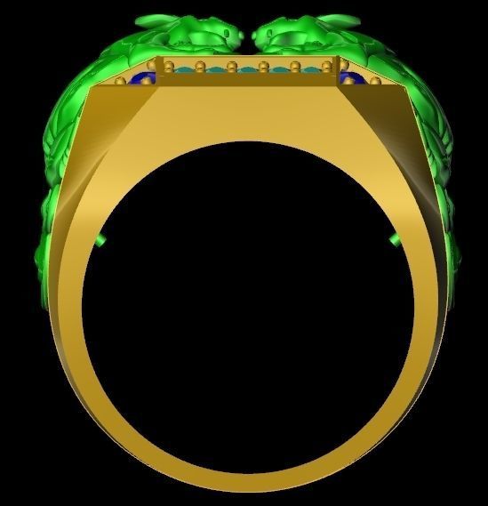 MOUSE RING 3D print model_2