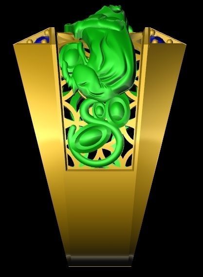 MOUSE RING 3D print model_1