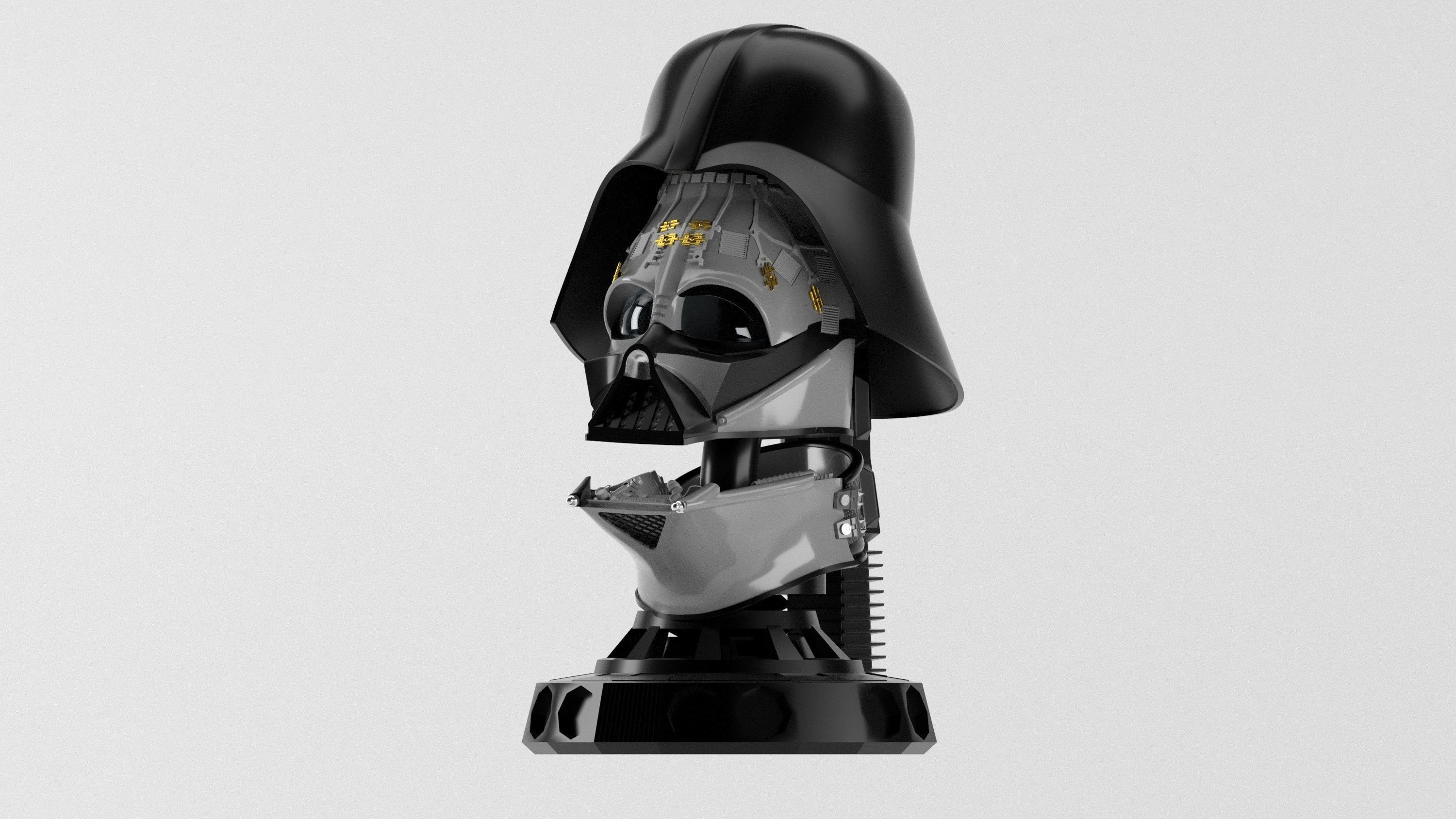Darth Vader ep6 Helmet Reveal for 3d print 3D print model_1