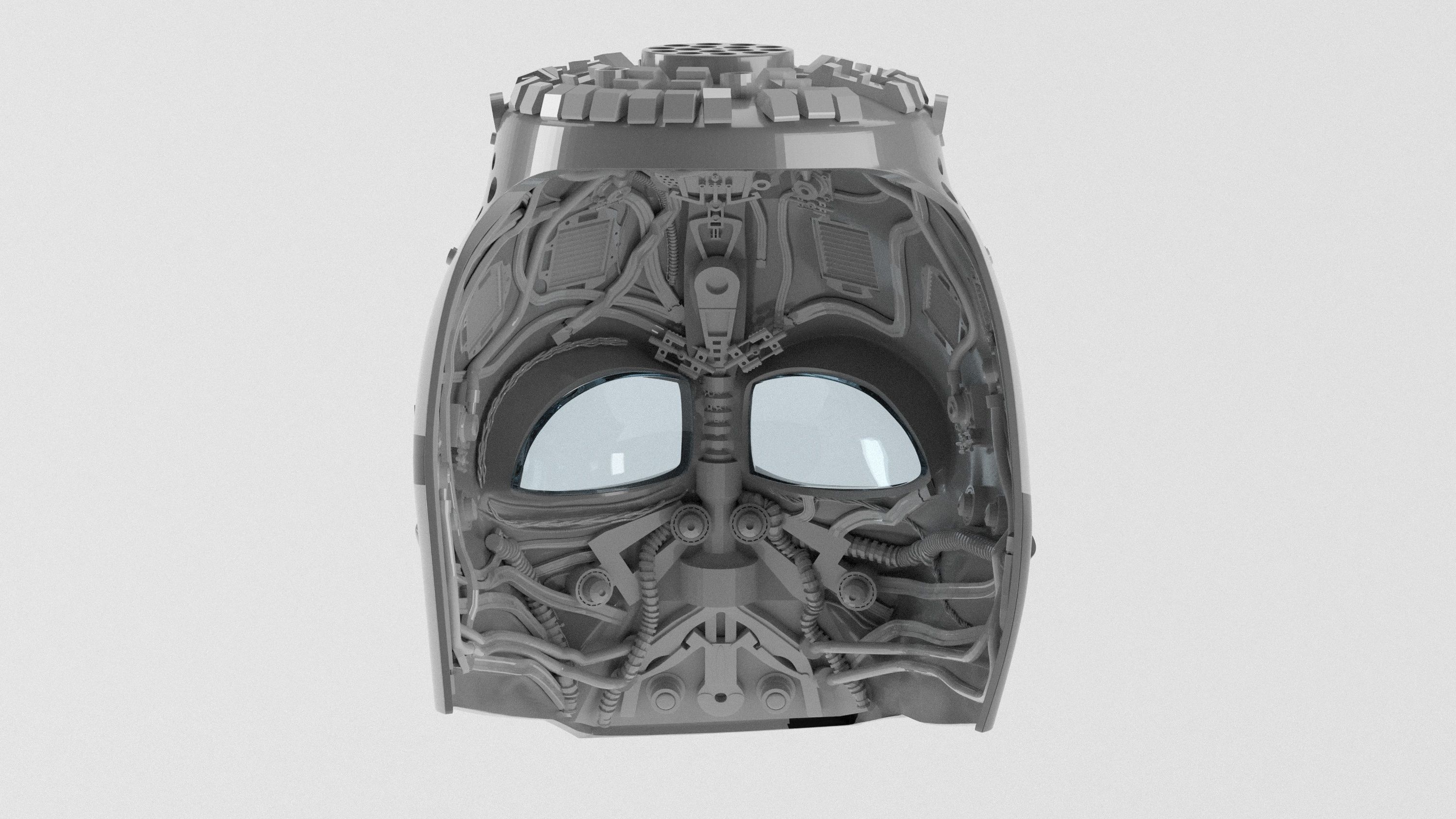 Darth Vader ep6 Helmet Reveal for 3d print 3D print model_11