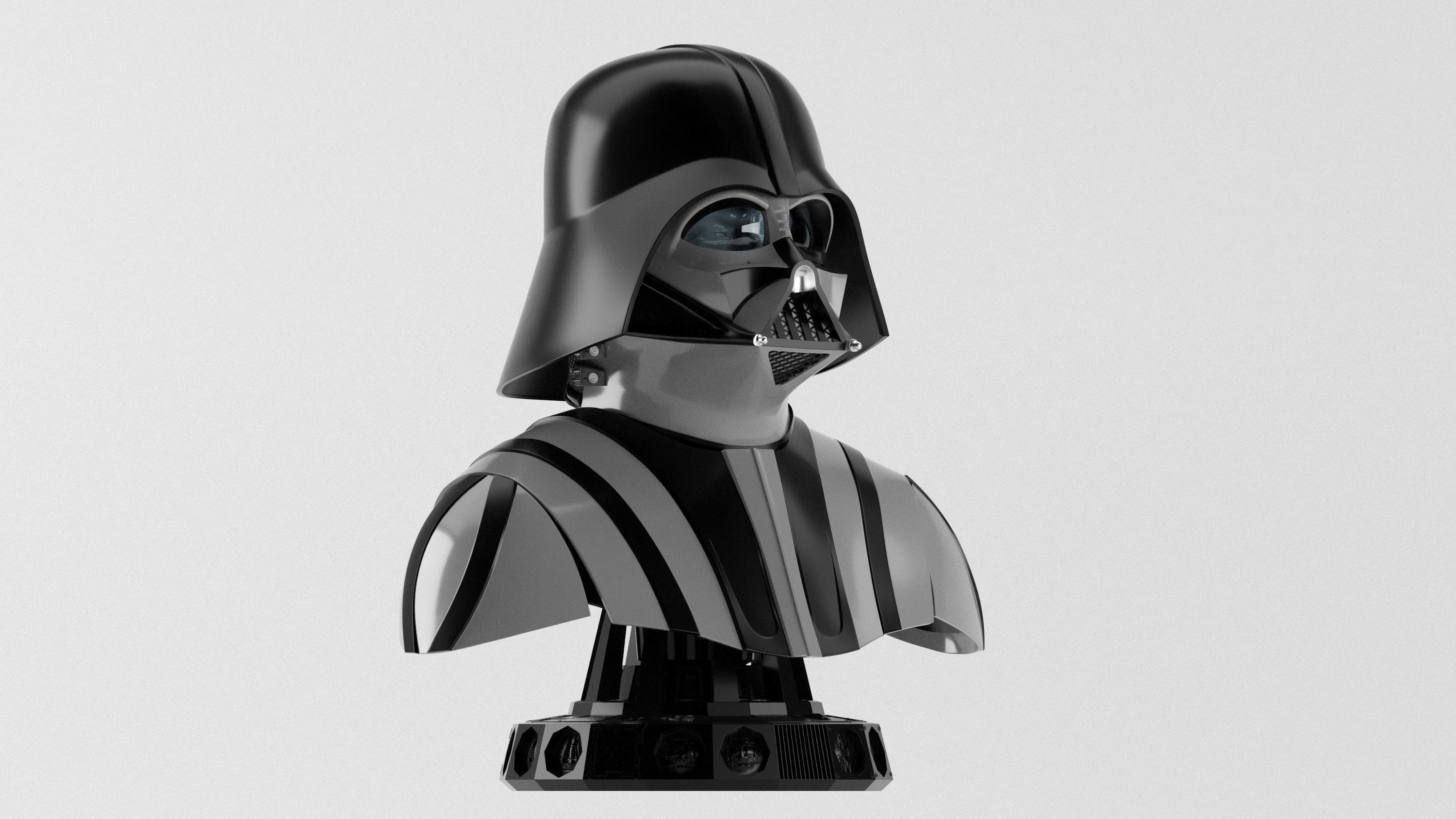 Darth Vader ep6 Helmet Reveal for 3d print 3D print model_25