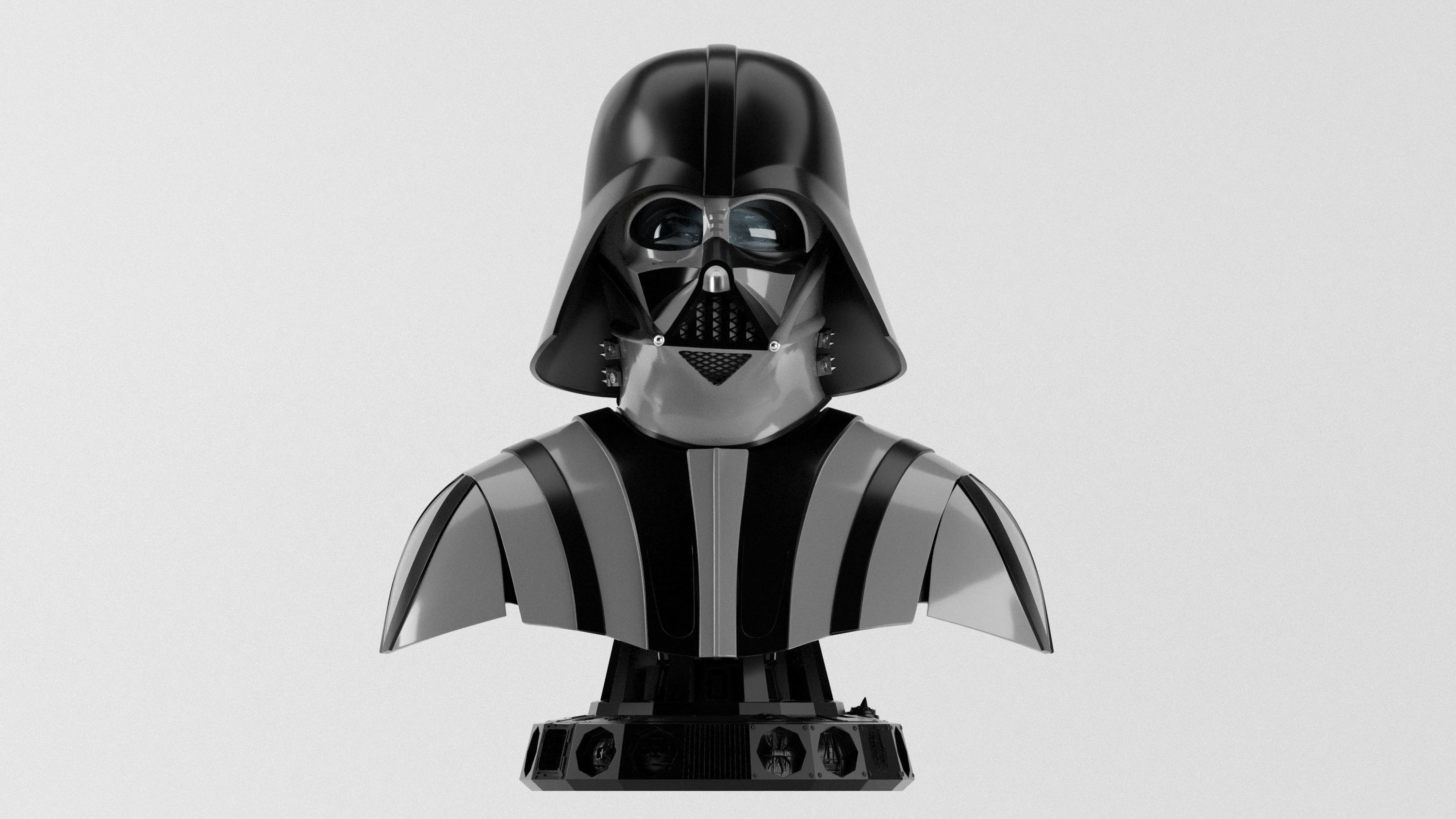 Darth Vader ep6 Helmet Reveal for 3d print 3D print model_24