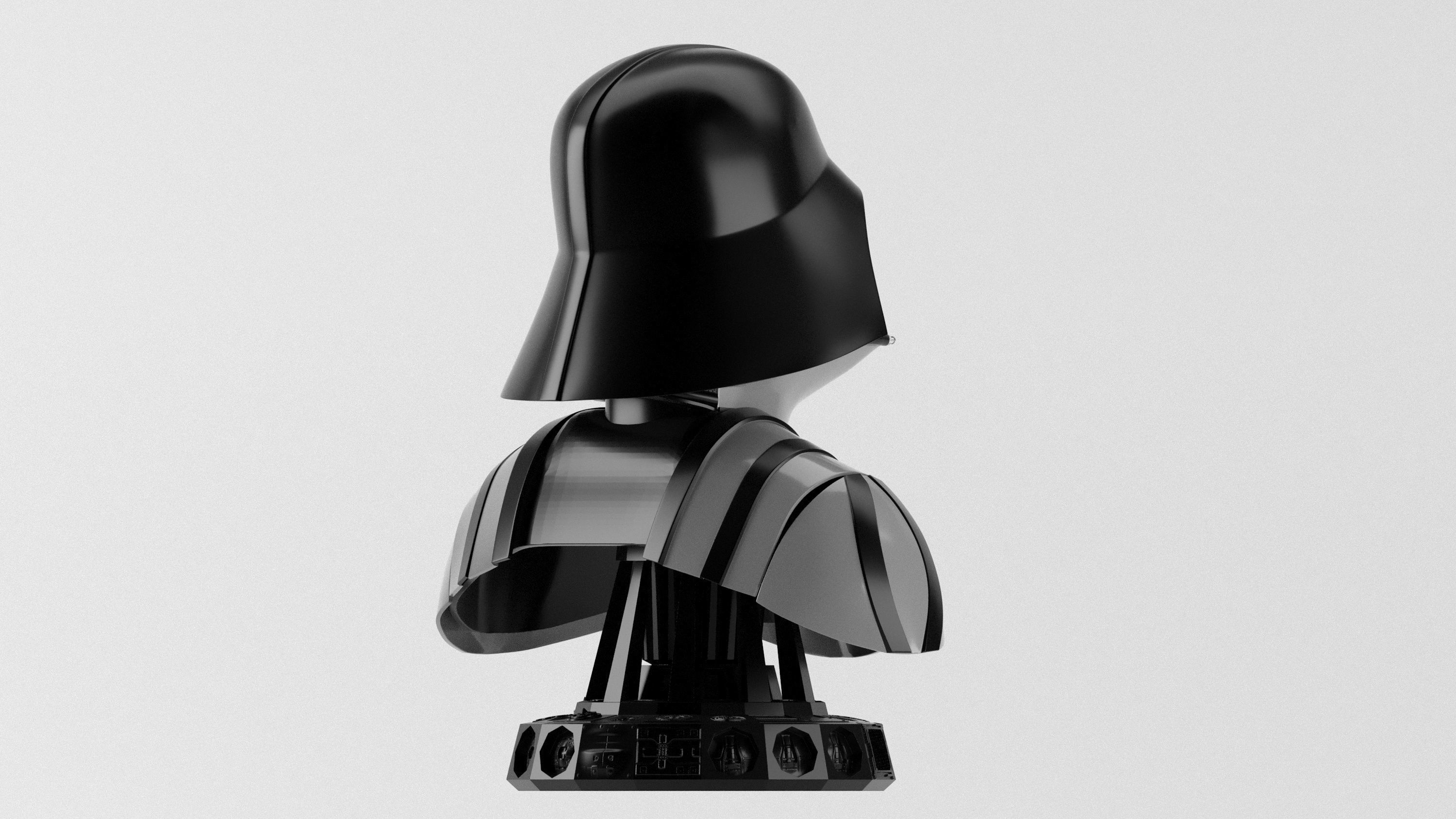 Darth Vader ep6 Helmet Reveal for 3d print 3D print model_27