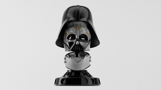 Darth Vader ep6 Helmet Reveal for 3d print 3D print model