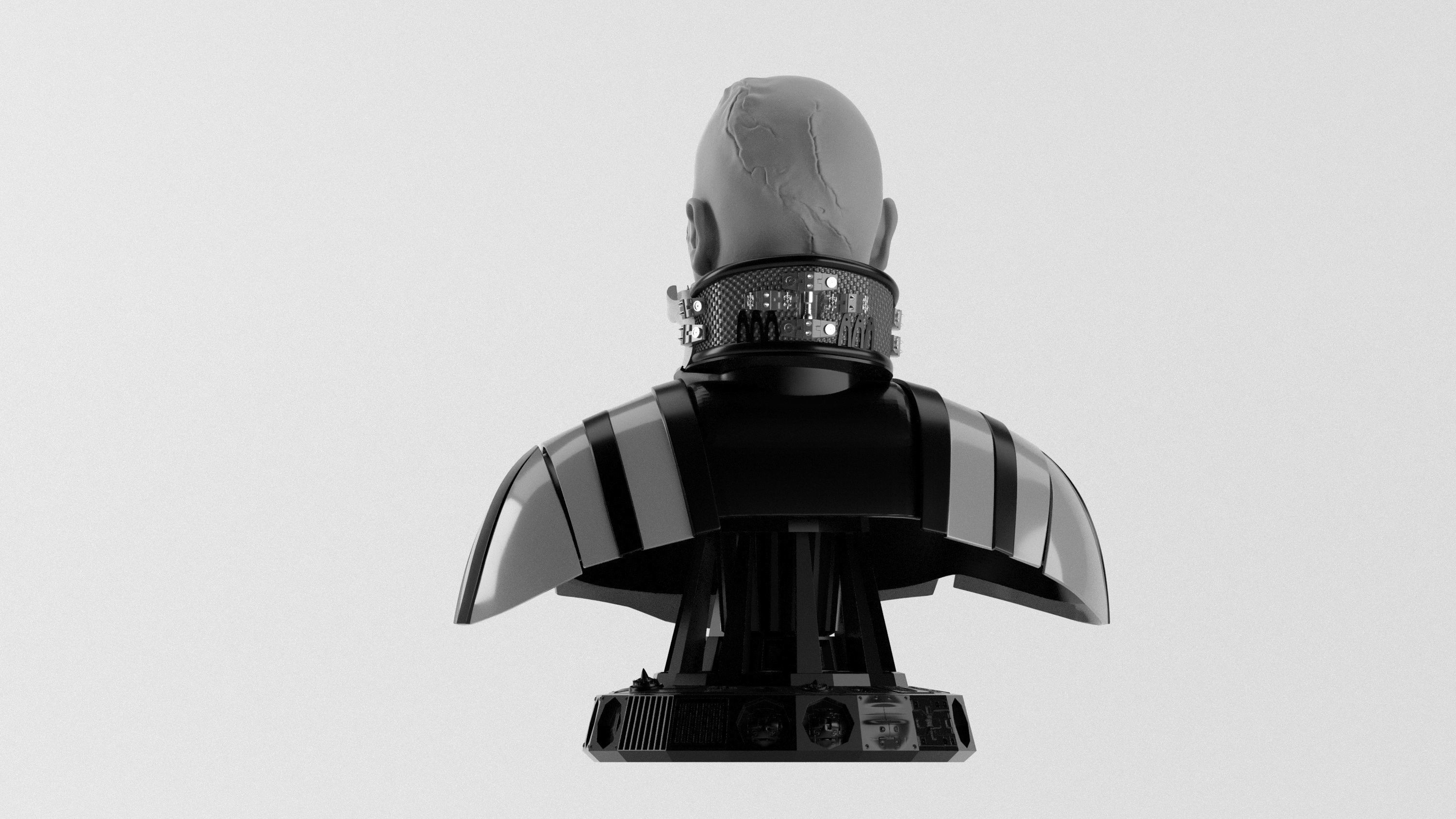 Darth Vader ep6 Helmet Reveal for 3d print 3D print model_36