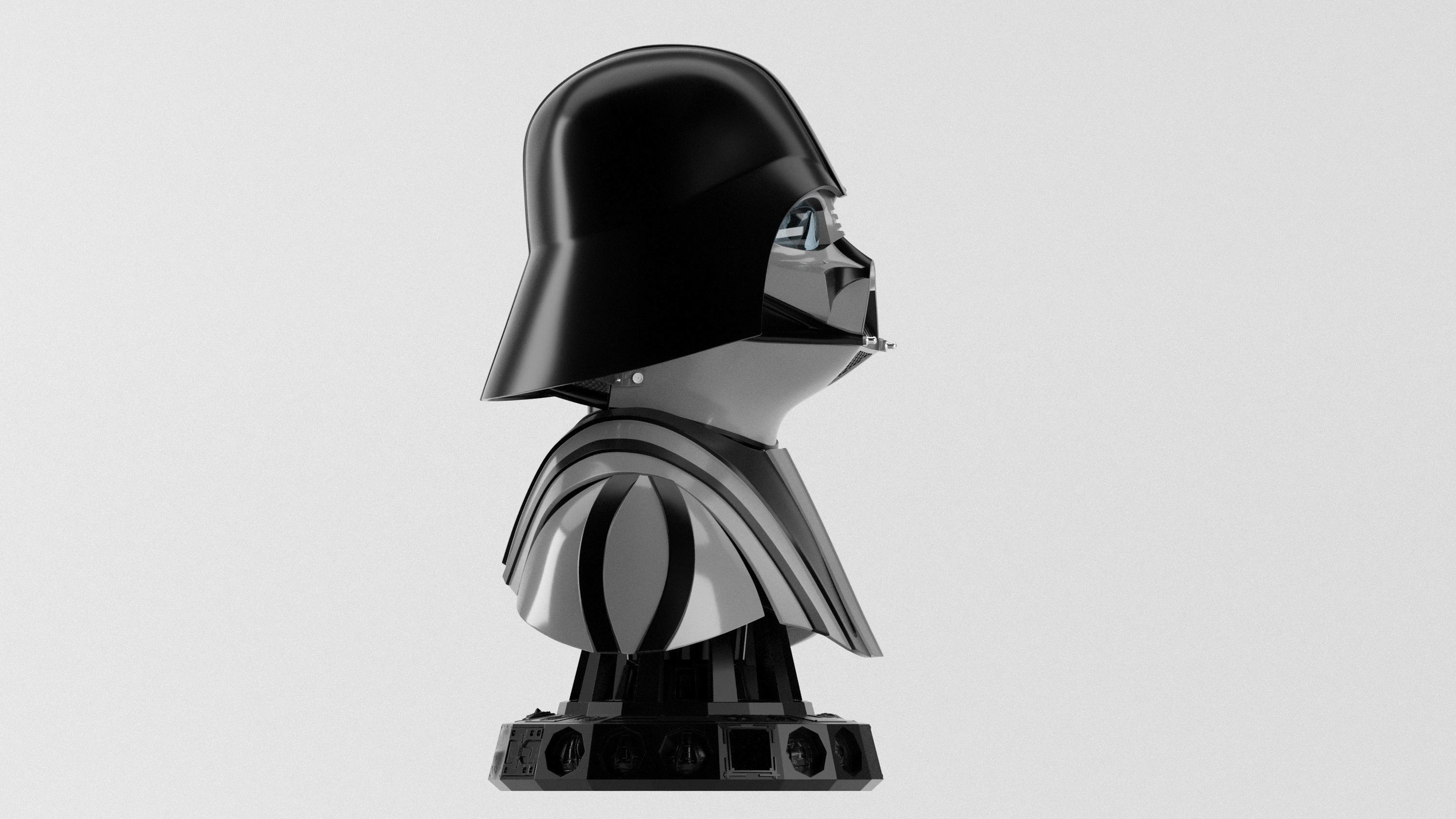 Darth Vader ep6 Helmet Reveal for 3d print 3D print model_26