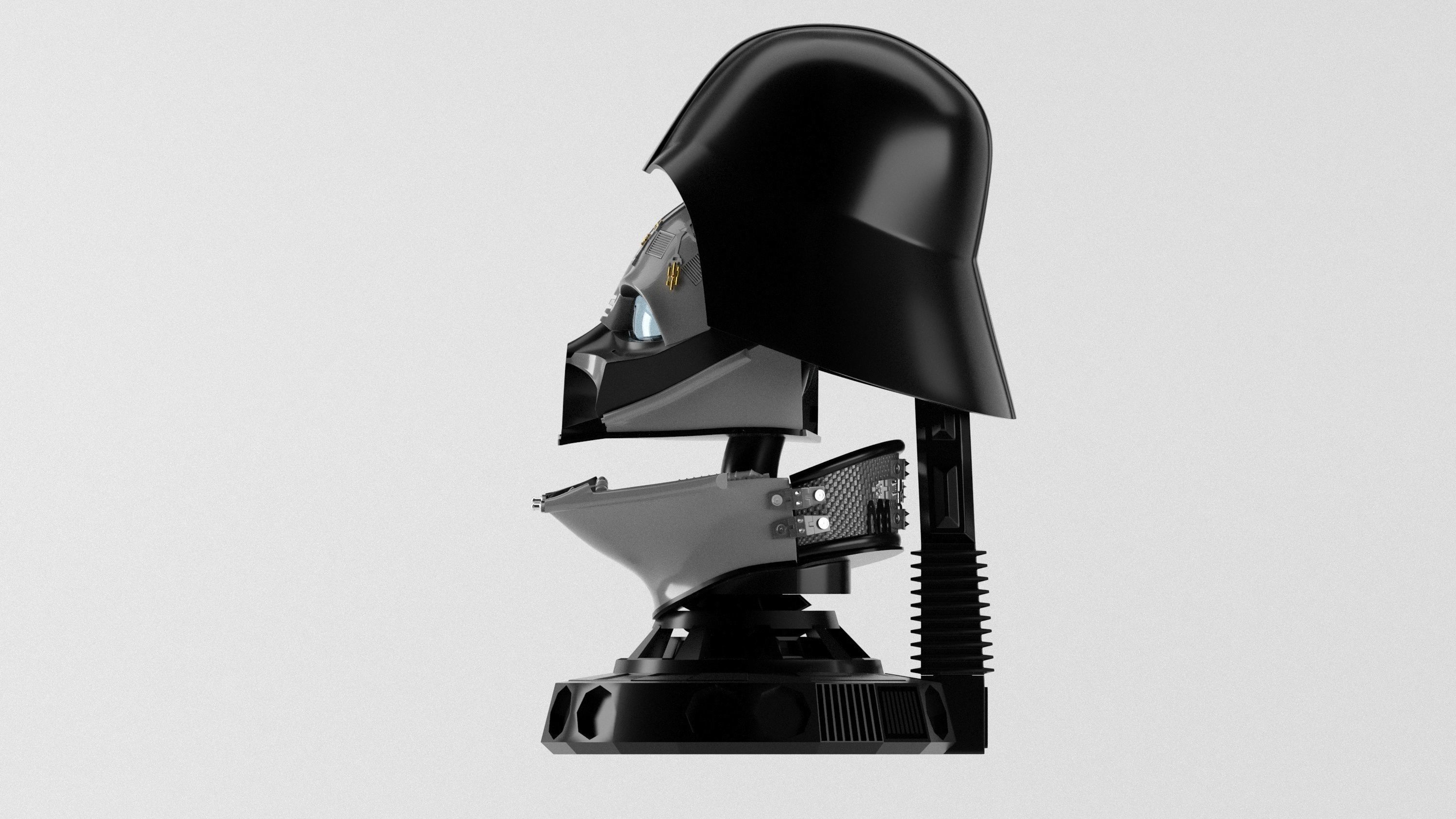 Darth Vader ep6 Helmet Reveal for 3d print 3D print model_3