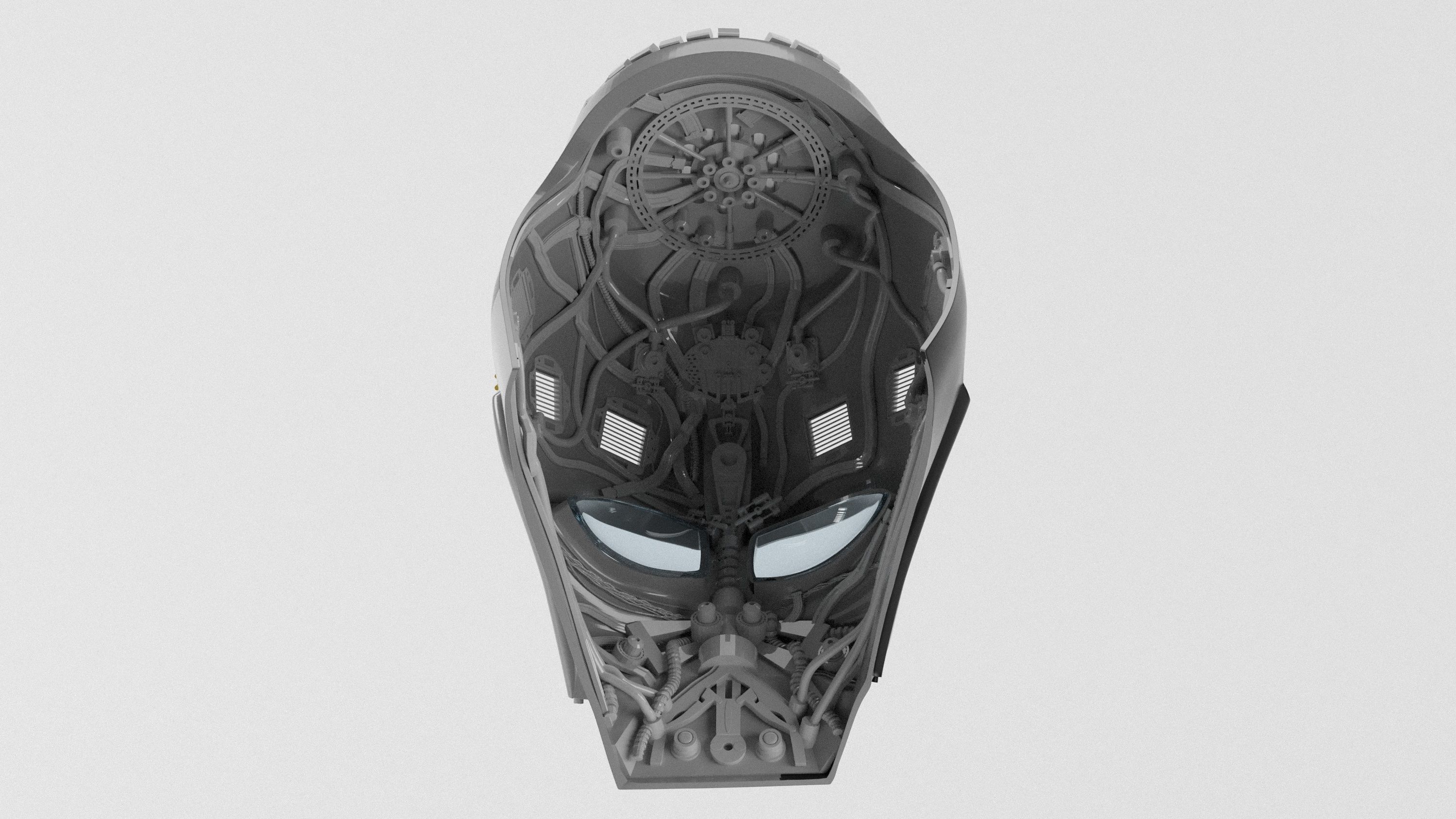 Darth Vader ep6 Helmet Reveal for 3d print 3D print model_13