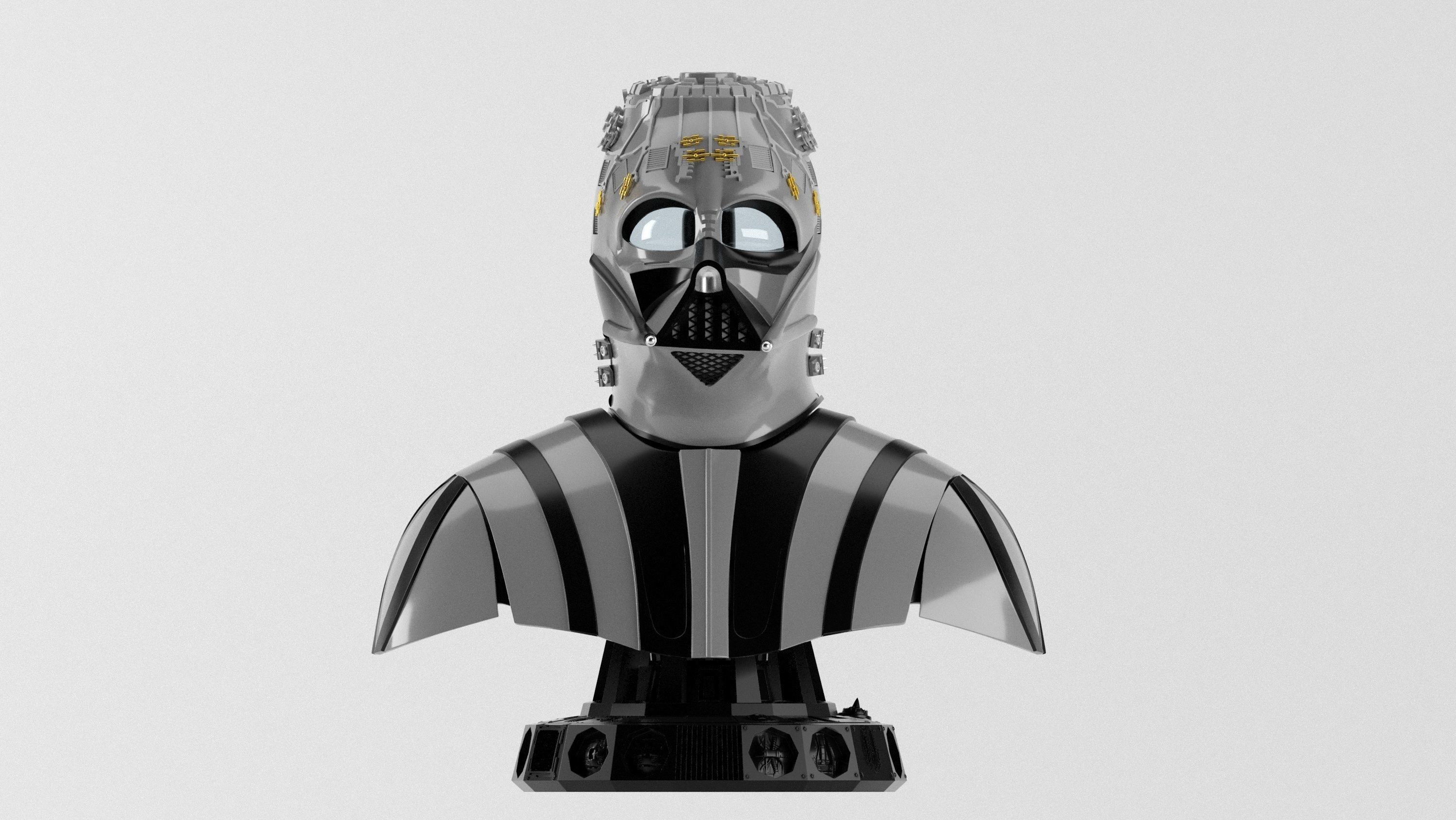 Darth Vader ep6 Helmet Reveal for 3d print 3D print model_29