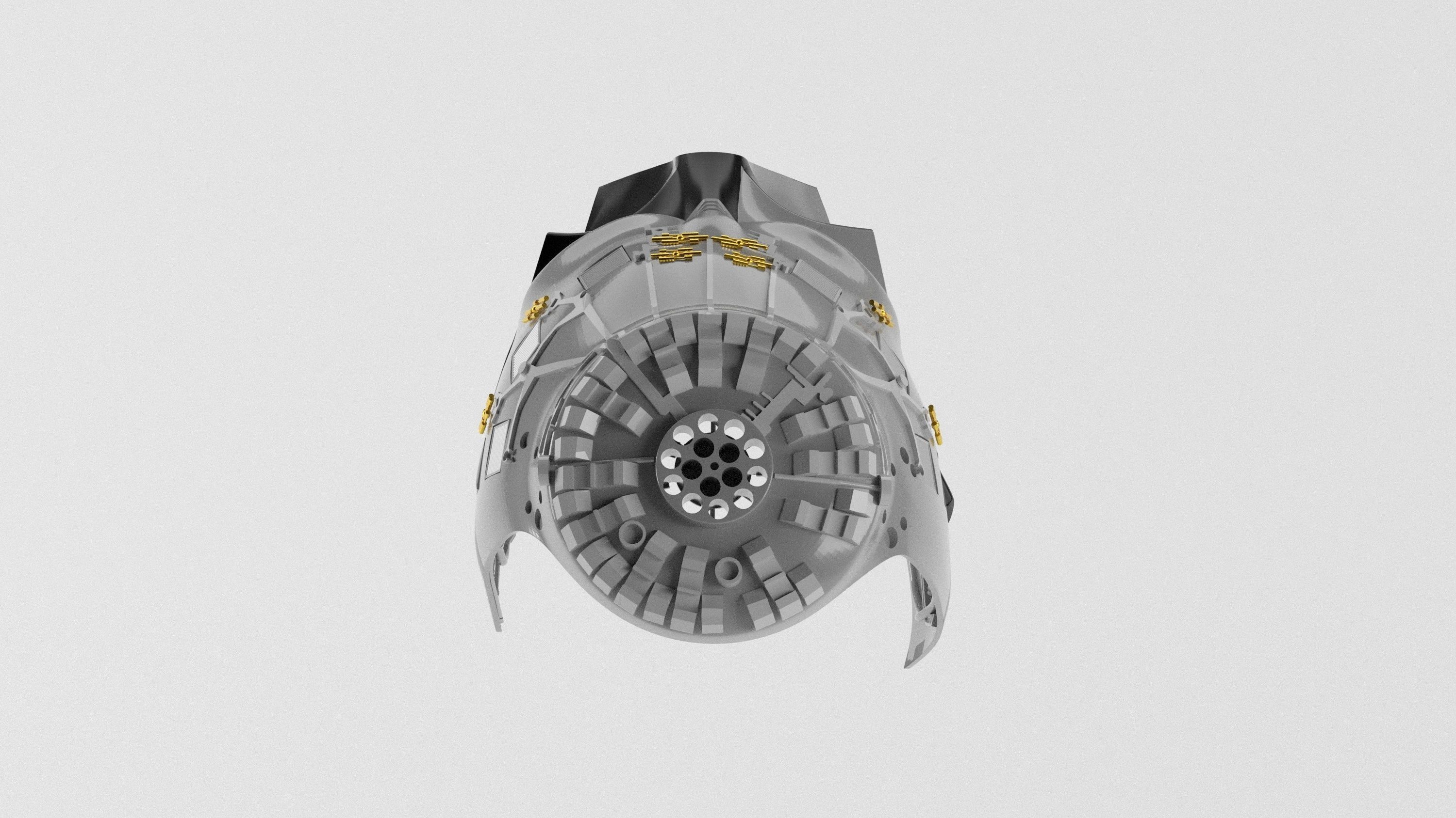 Darth Vader ep6 Helmet Reveal for 3d print 3D print model_14