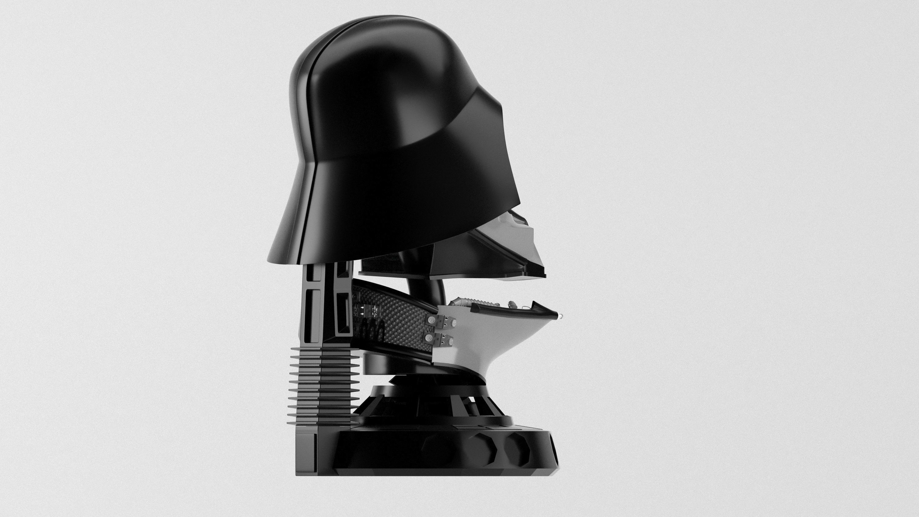 Darth Vader ep6 Helmet Reveal for 3d print 3D print model_6