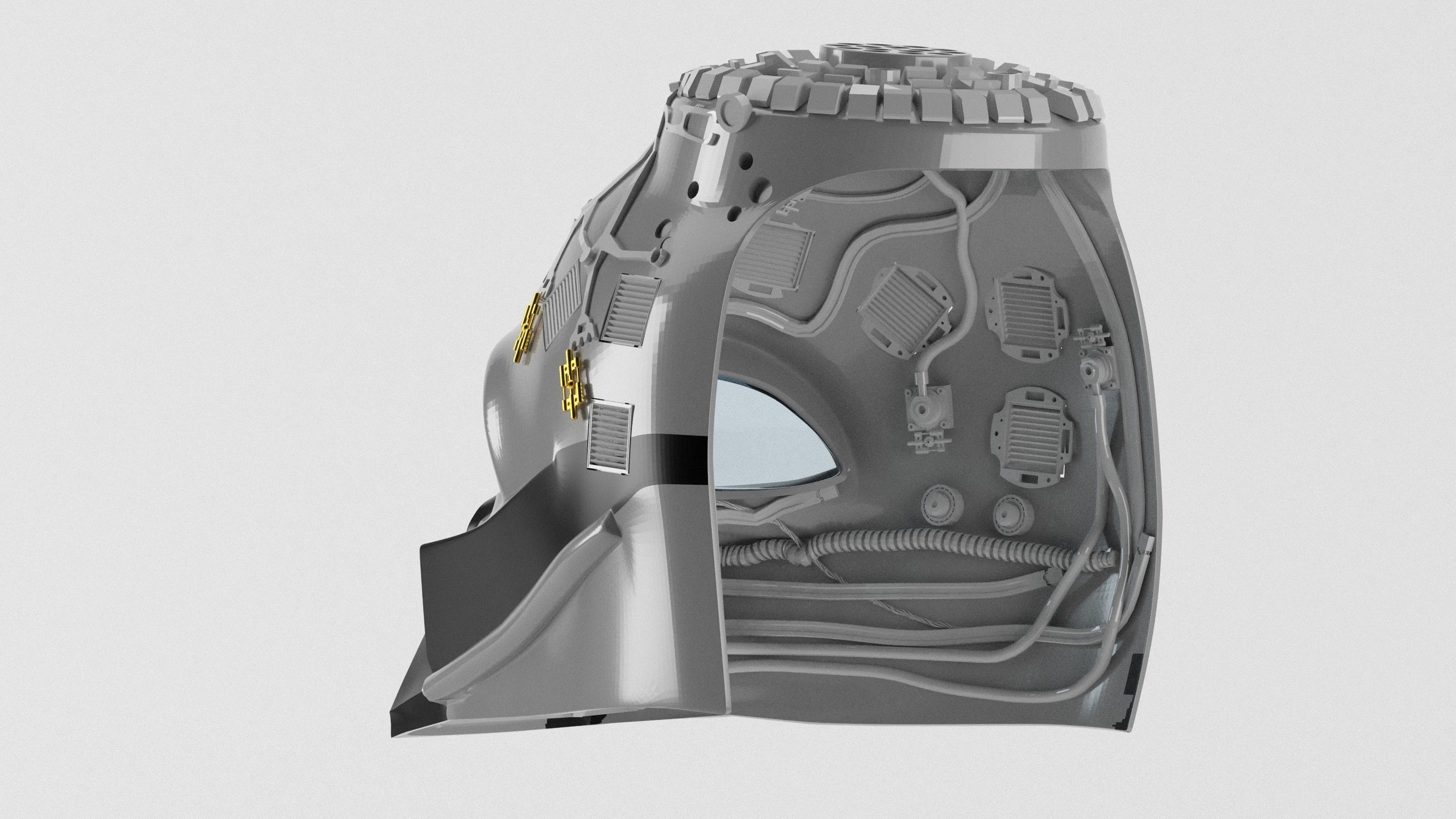 Darth Vader ep6 Helmet Reveal for 3d print 3D print model_10