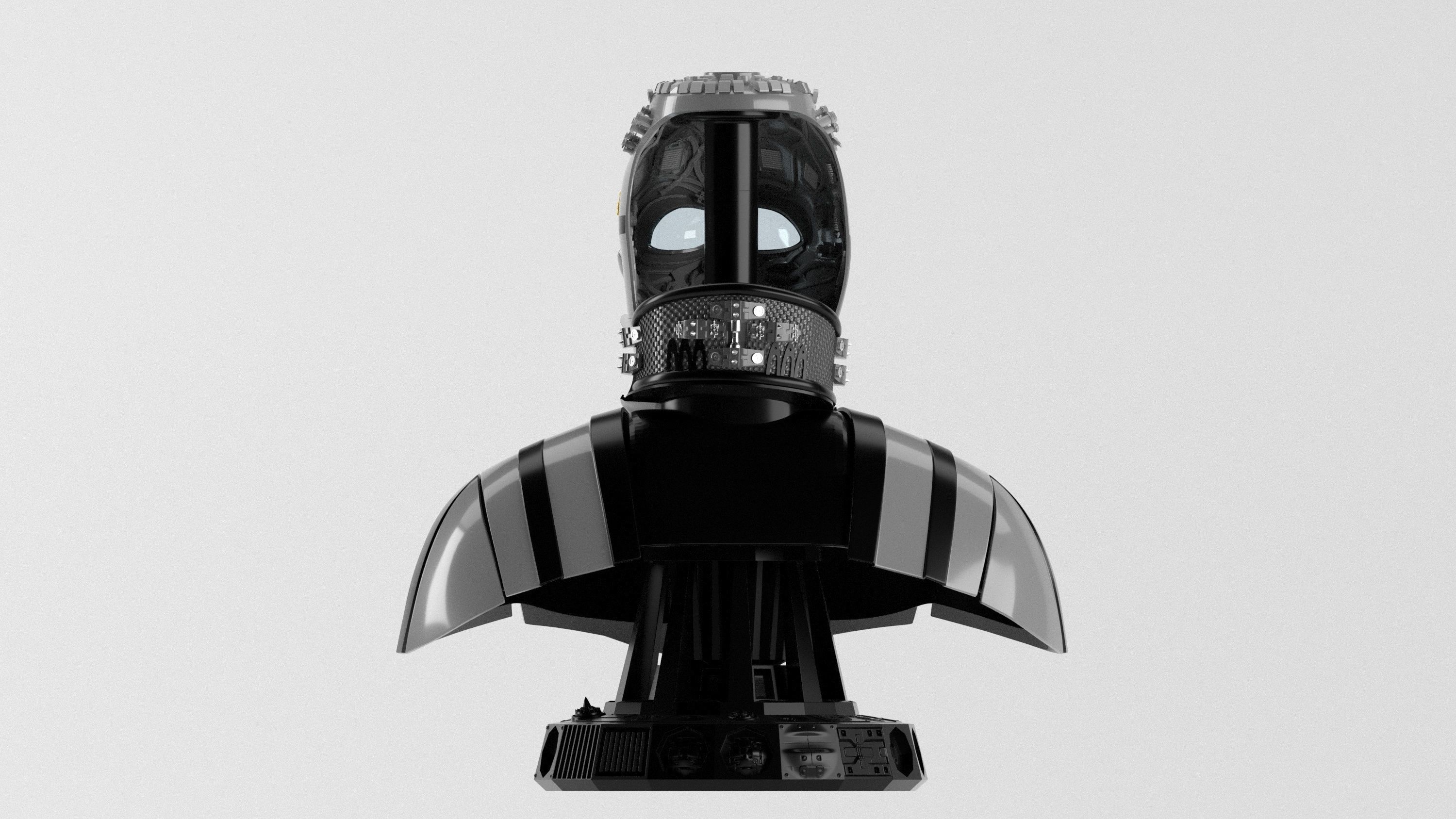 Darth Vader ep6 Helmet Reveal for 3d print 3D print model_33