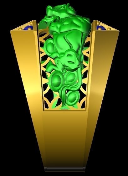 buffalo RING 3D print model_1