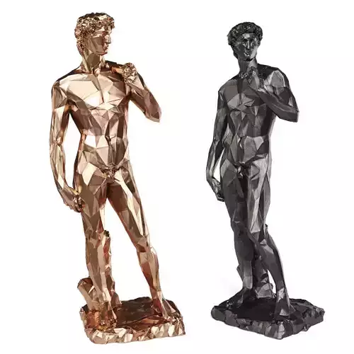 David Michelangelo Tall edges Copper Black metal