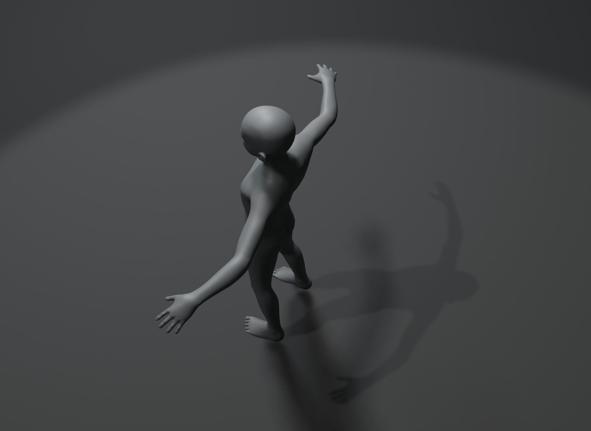 Human Body Base Mesh 3D Model Family Pack 20k Polygons 3D Model Collection_88