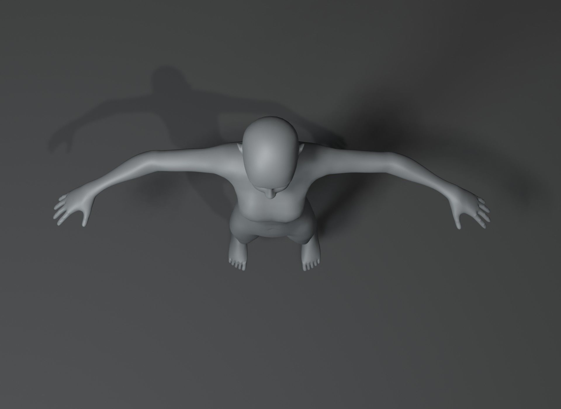 Human Body Base Mesh 3D Model Family Pack 20k Polygons 3D Model Collection_47